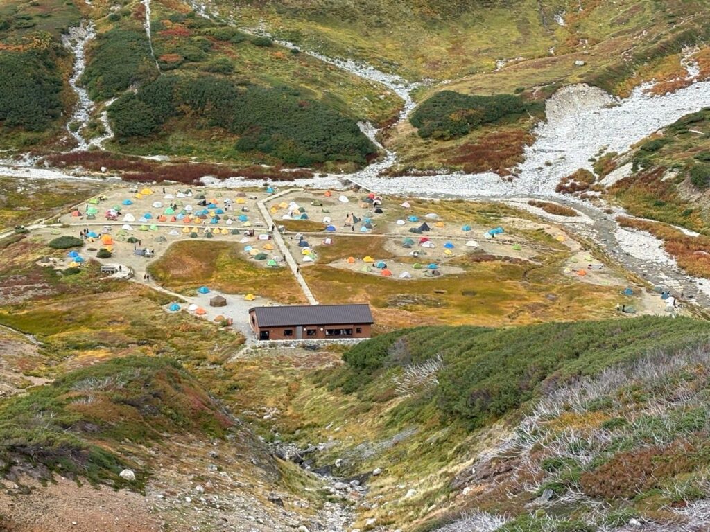 雷鳥沢テント場