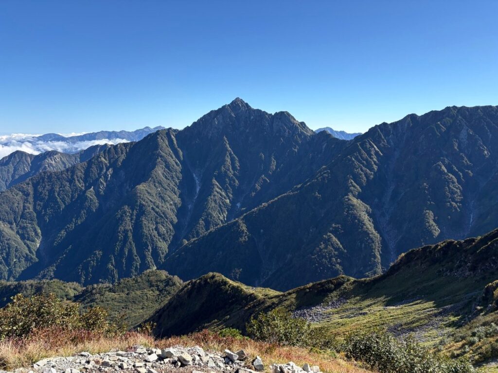 奥大日岳からの剱岳