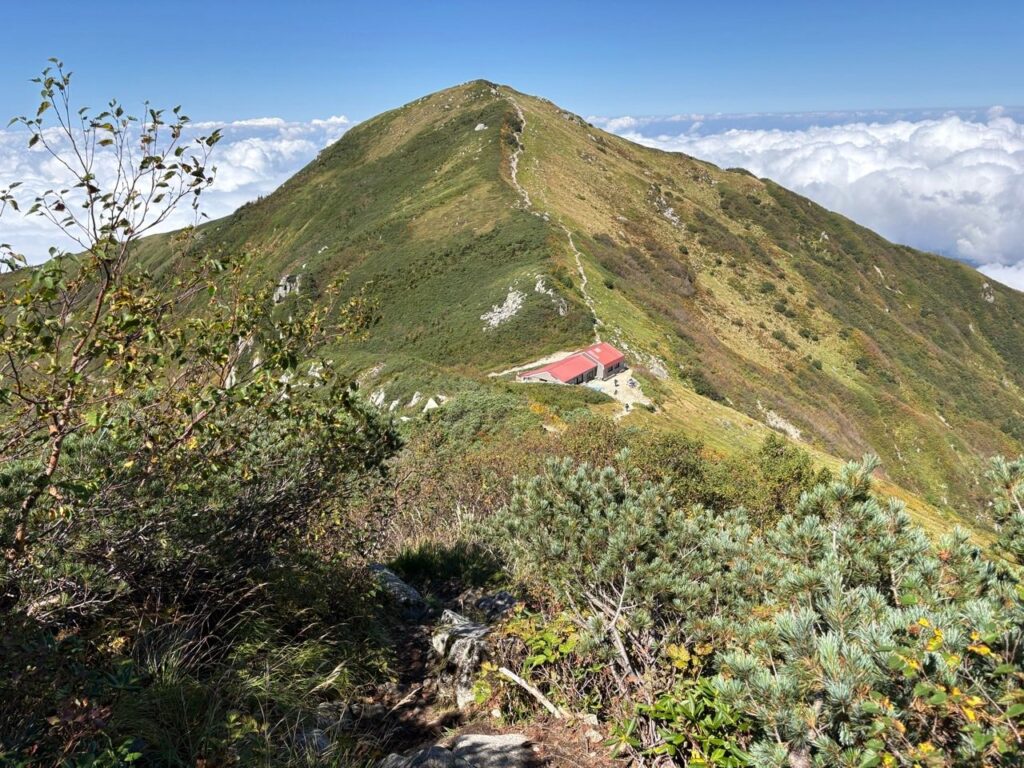 大日岳と大日小屋